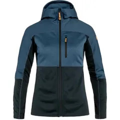 フェールラーベン レディース アウター コート フリース Fjallraven Abisko Trail Fleece Dark NavyIndig ネイビーのサムネイル