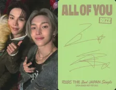 【中古】コレクションカード(男性) RIIZE/ウォンビン(WONBIN)・ショウタロウ(SHOTARO)/裏面印刷サイン入り/CD「All of You」【通常盤】(UPCH-89629)封入ユニットフォトカード