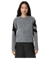 オールセインツ レディース アウター ニット・セーター AllSaintsylvie Jumper GreyBlack ブラックのサムネイル