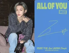 【中古】コレクションカード(男性) RIIZE/ウォンビン(WONBIN)/裏面印刷サイン入り/CD「All of You」【初回生産限定盤A】(UPCH-89621)封入フォトカード