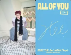 【中古】コレクションカード(男性) RIIZE/ソヒ(SOHEE)/裏面印刷サイン入り/CD「All of You」【初回生産限定盤B】(UPCH-89622)封入フォトカード