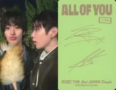 【中古】コレクションカード(男性) RIIZE/ショウタロウ(SHOTARO)・アントン(ANTON)/裏面印刷サイン入り/CD「All of You」【通常盤】(UPCH-89629)封入ユニットフォトカード