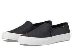 케즈 레이디스 슈즈 스니커즈 Keds Double Decker Slip On Black 블랙