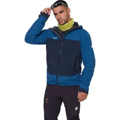 マムート メンズ アウター ジャケット・ブルゾン フーデッドジャケット Mammut Crag HS Hooded Jacket Mens TschielMarineのサムネイル