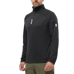 ミレー メンズ アウター ジャケット・ブルゾン フリース MILLET Parmelan Light Fleece Pullover Mens Black Noir ブラックのサムネイル
