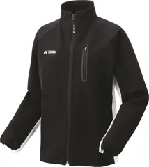 ヨネックス YONEX テニス ウィメンズウォームアップシャツ ジャケット ジャージ ジャンパー アウター トップス 練習 トレーニング 吸汗 速乾 部活 クラブ 学生 学校 レディース  57083 007 ブラック