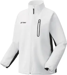 ヨネックス YONEX テニス ウィメンズウォームアップシャツ ジャケット ジャージ ジャンパー アウター トップス 練習 トレーニング 吸汗 速乾 部活 クラブ 学生 学校 レディース  57083 011 ホワイト