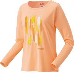 ヨネックス YONEX テニス ウィメンズロングスリーブ T シャツ  16813 589 ベージュピンク