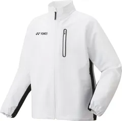 ヨネックス YONEX テニス メンズウォームアップシャツ ジャケット ジャージ ジャンパー アウター ウエア トップス 練習 トレーニング 吸汗 速乾 部活 クラブ 学生 学校 男性  50148 011 ホワイト