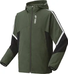 ヨネックス YONEX テニス ユニ裏地付ウィンドウォーマーパーカー  70098 328 ダークオリーブ