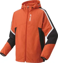 ヨネックス YONEX テニス ユニ裏地付ウィンドウォーマーパーカー  70098 555 オレンジブラウン