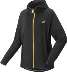 ヨネックス YONEX テニス ウィメンズニットウォームアップパーカー ジャケット ジャージ アウター 長袖 練習 トレーニング 部活 クラブ ベリークール UVカット 吸汗速乾 制電 女性  57076 007 ブラック