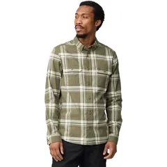 フェールラーベン メンズ トップス シャツ Fjallraven Ovik Lite Flannel Shirt Mens Laurel GreenChalk White ホワイトのサムネイル