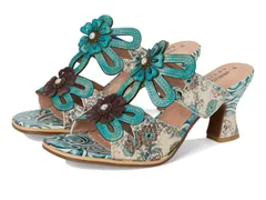 スプリングステップ レディース シューズ ヒール LArtiste by Spring Step Alania Turquoise Multi ターコイズ
