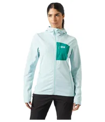 ヘリーハンセン レディース アウター ニット・セーター フーデッドジャケット フリース ジャケット Helly Hansen Fleece Hooded Jacket Barely Blue ブルーのサムネイル