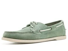 エルエルビーン レディース シューズ LLBean Casco Bay Boat Moc Faded Sage Sued セージのサムネイル