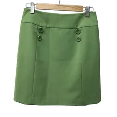 FOXEY NEW YORK(フォクシーニューヨーク) ミニスカート サイズ42 L レディース - グリーン ひざ丈のサムネイル