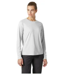 ヘリーハンセン レディース トップス シャツ Helly Hansen HH Tech Crew Long Sleeve 20 Grey Fog グレーのサムネイル