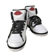 ジョーダン/AirJordan2NIKE ハイカットスニーカー ホワイト/グレー 