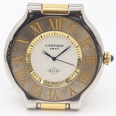 新品未使用】電池切れカルティエ トラベルクロック 置時計 2754 - メルカリ