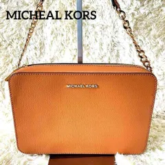 美品 MICHAEL KORS マイケルコース ショルダーバッグ レザー 本革 ベージュ系 斜め掛け クロスボディ レディース 人気 定番 上品 コンパクト 通勤 通学 お出かけ NYブランド 正規品