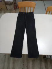 26 96's リーバイス 517 USA オレンジタブ ストレートジーン ブラック 26-618