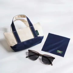 「L.L.Bean」調光サングラス/ミニトート型ケース/クロスの3点セット