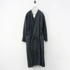 未使用 プランテーション Plantation コットン インディゴ ワンピースコート M ネイビー┃羽織り ローブ ジャケット【2400014891652】のサムネイル