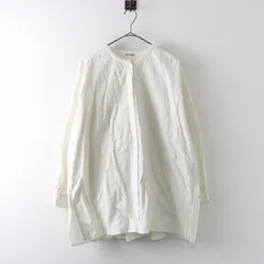 サマンサモスモス Samansa Mos2 SM2 襟レースクルーネックチュニック F∥オフホワイト 長袖 シャツ ブラウス トップス【2400014886764】