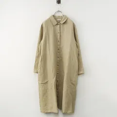 フォグリネンワーク fog linen work リネンロングコート＼ベージュ Aライン フレア ジャケット【2400014887105】のサムネイル