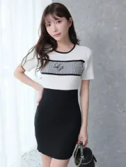 リップサービス 半袖 ニット ONE PIECE 量産型 スナ系 アンミール ダリッチ MichellMacaron PIUM