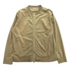17aw nano universe ナノユニバース ベロア スタジャン ジャケット ブルゾン M ベージュ メンズ 古着 中古 USED