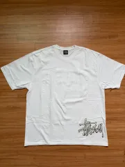 XL ステューシー ボーンズ ストック Tシャツ 白