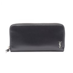美品】SAINT LAURENT カサンドラ レザー ラウンドファスナー長財布
