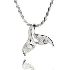 【新品】 [LocoMocoAloha] ハワイアンジュエリー ネックレス ペンダント ラッキー アイテム ホエール テール クジラ 【正規品】 ジュエリー ギフト ラッピング キット セット