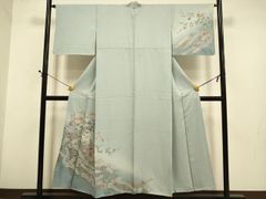平和屋着物＊夏物　小紋　絽　色紙草花文　洗える着物　AABF9453jd 平和屋着物＊夏物 小紋 絽 草花文 洗える着物 AAAX5499fy - メルカリ