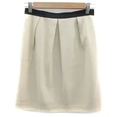 ビス ViS フレアスカート ミニ丈 S ベージュ /YM3