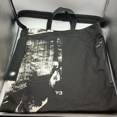 Y-3  ワイスリー　 アディダス　adidas AOP C BAG 2way ショルダーバッグ トートバッグ　メンズ　ブラック　保存袋付き　A4　ヨウジヤマモトのサムネイル