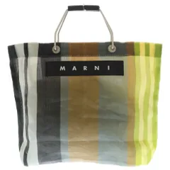 MARNI (マルニ) フラワーカフェ ストライプ トートバッグ マルチカラーのサムネイル