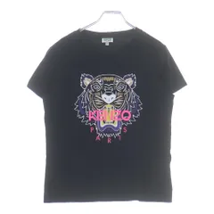 KENZO (ケンゾー) タイガー グラフィック クルーネック 半袖Tシャツ ブラック