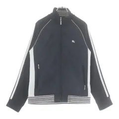 BURBERRY BLACK LABEL (バーバリー ブラックレーベル) サイドライン ジップアップ トラックジャケット ブラック