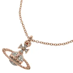 Vivienne Westwood (ヴィヴィアンウエストウッド) MAYFAIR BAS RELIEF メイフェアーバスレリーフ オーブ ネックレス ペンダント ピンクゴールド