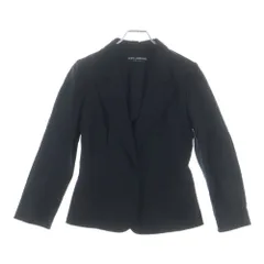 DOLCE & GABBANA (ドルチェアンドガッバーナ) シルク混 コットン 1B テーラードジャケット ブラック レディース F255OTのサムネイル