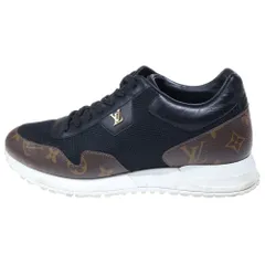 LOUIS VUITTON (ルイヴィトン) ランアウェイ ライン モノグラム ローカットスニーカー ブラウン 1A80PT
