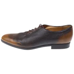 GUCCI (グッチ) レザーレースアップ ドレスシューズ 革靴 ブラウン