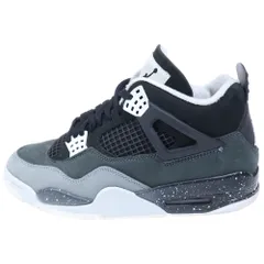NIKE (ナイキ) Air Jordan 4 Retro Fear エアジョーダン 4 レトロ フィア ハイカットスニーカー FQ8138-002 ブラック/ホワイト