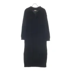 MONCLER (モンクレール) 22AW ショールカラー ニットワンピース レディース ブラック H20939L00003