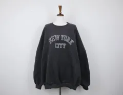 (完全厚手) PIGMENT ピグメント 両面起毛 チャコール ルーズフィット スウェット ユニセックス オーバーサイズ ボクシー