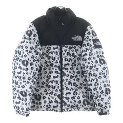 THE NORTH FACE (ザノースフェイス) NOVELTY NUPTSE DOWN JACKET レオパード ノベルティ ヌプシ ダウンジャケット ホワイト/ブラック NJ1DM50L