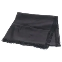 LOUIS VUITTON (ルイヴィトン) ショールモノグラム シルクウールストール ブラック M71329